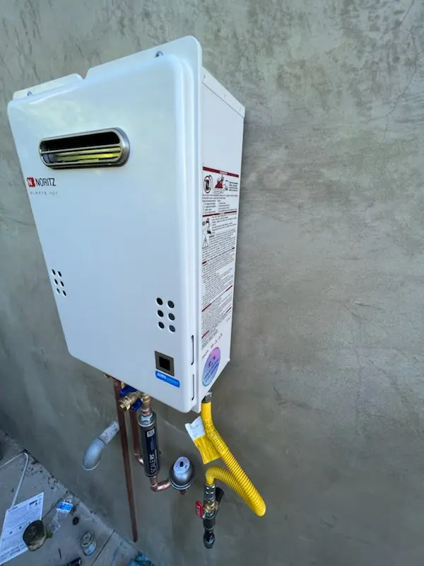 Tankless water heater installation for Simsbury homes