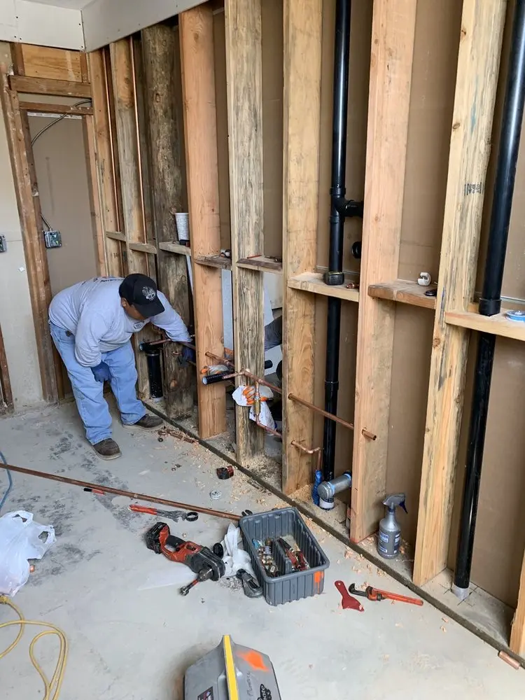 Commercial rough-in plumbing for Commercial Plumbing in Simsbury